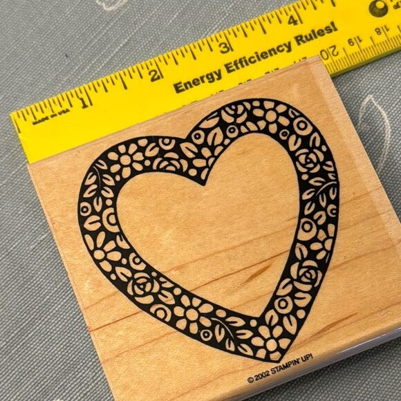 Stampin' Up! Heart Rubber Stamp - Picture 4 of 4